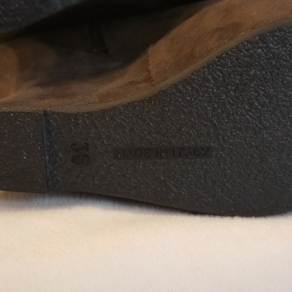 NWOT Ginevra high heel-less suede booties - Picture 5 of 5